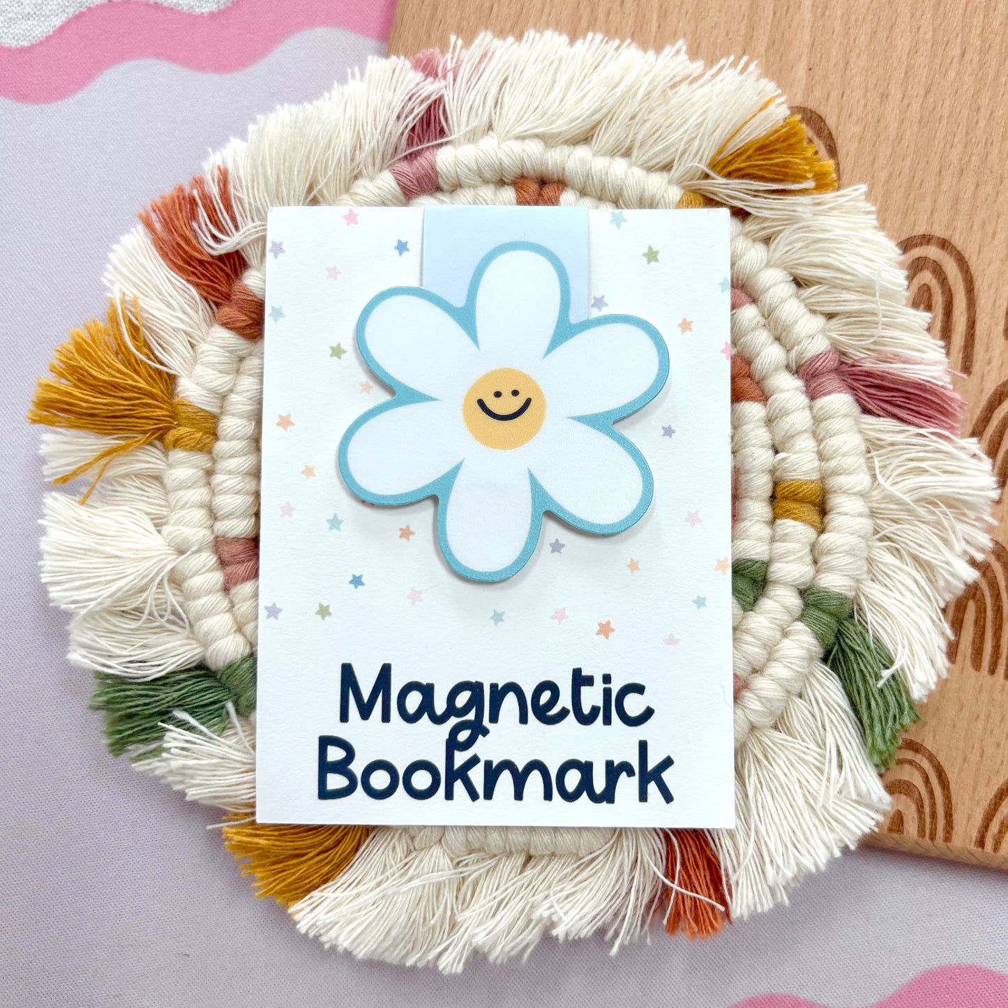 Blue Daisy Magnetic Bookmark