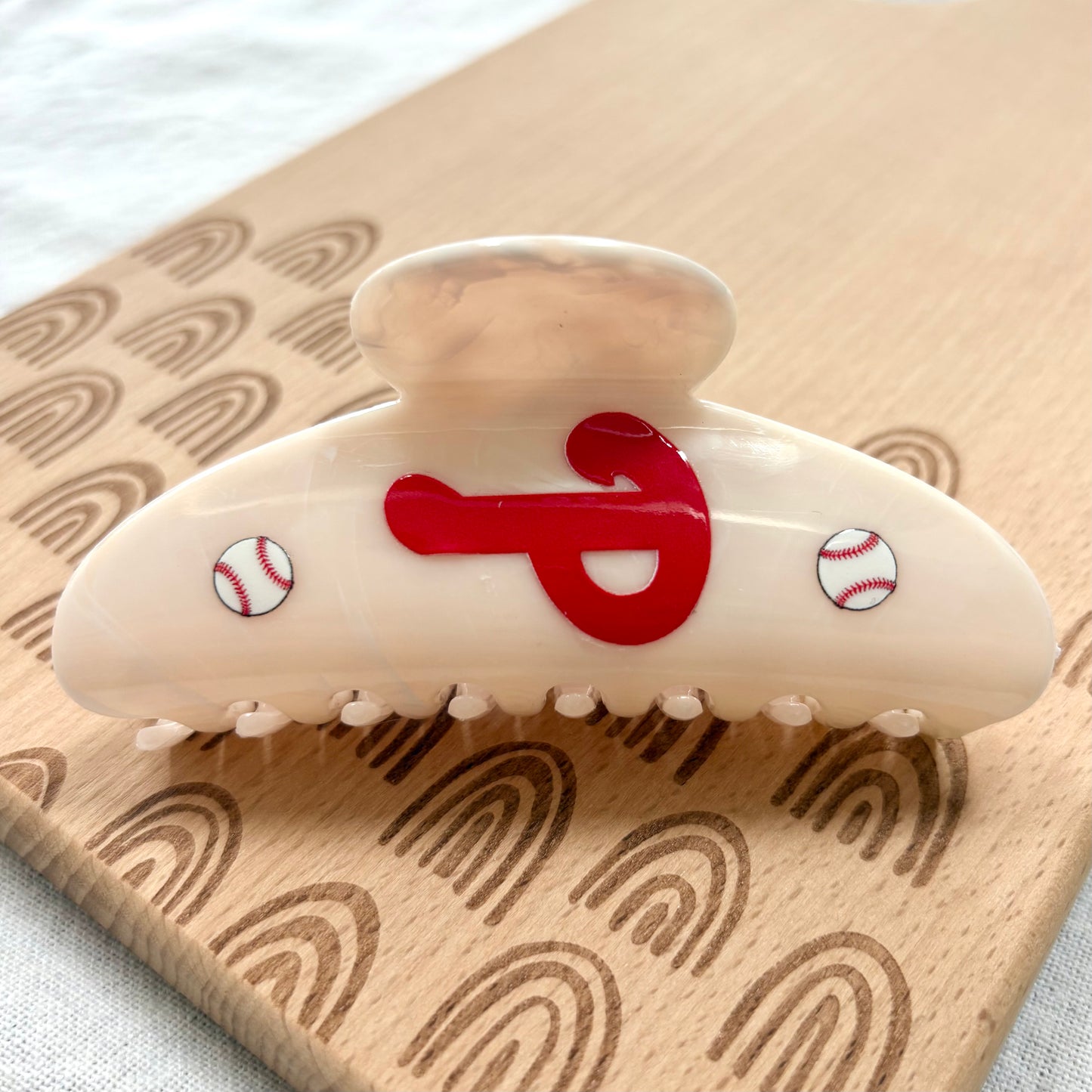 Baseball P Claw Clip