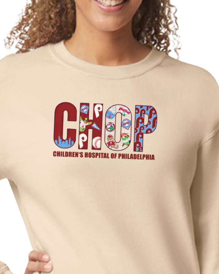 CHOP Baseball Sand Crewneck