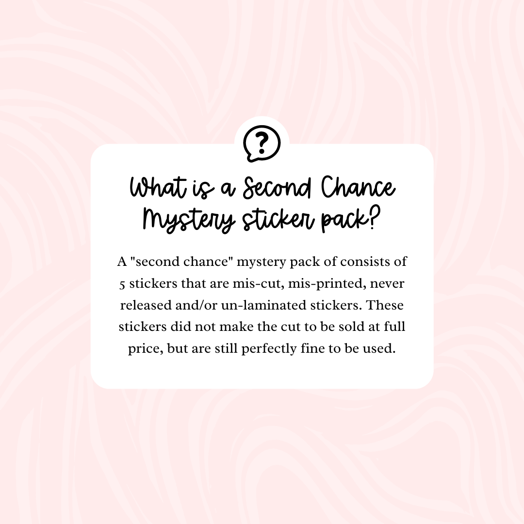 Second Chance Mystery Sticker Pack