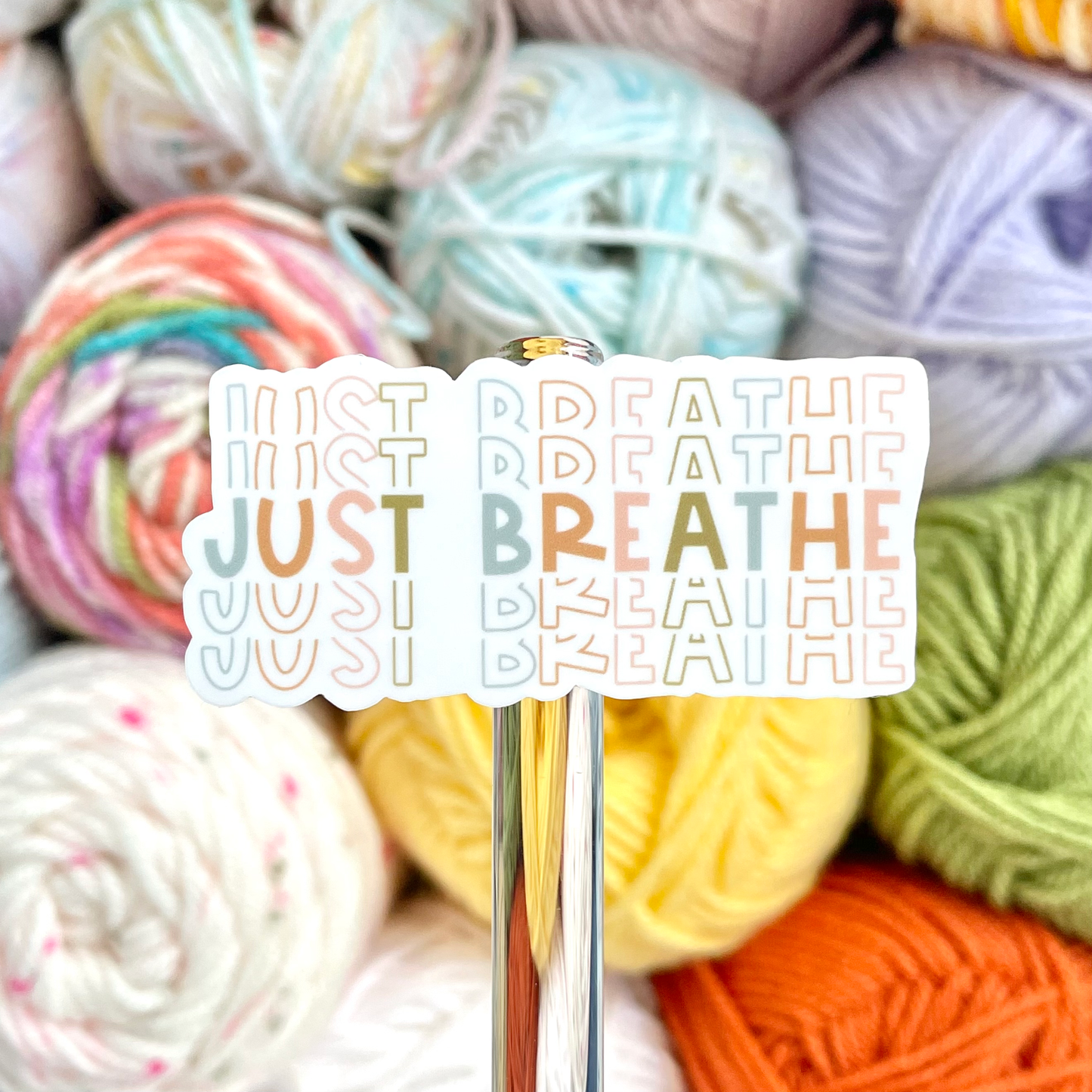 Just Breathe Sticker