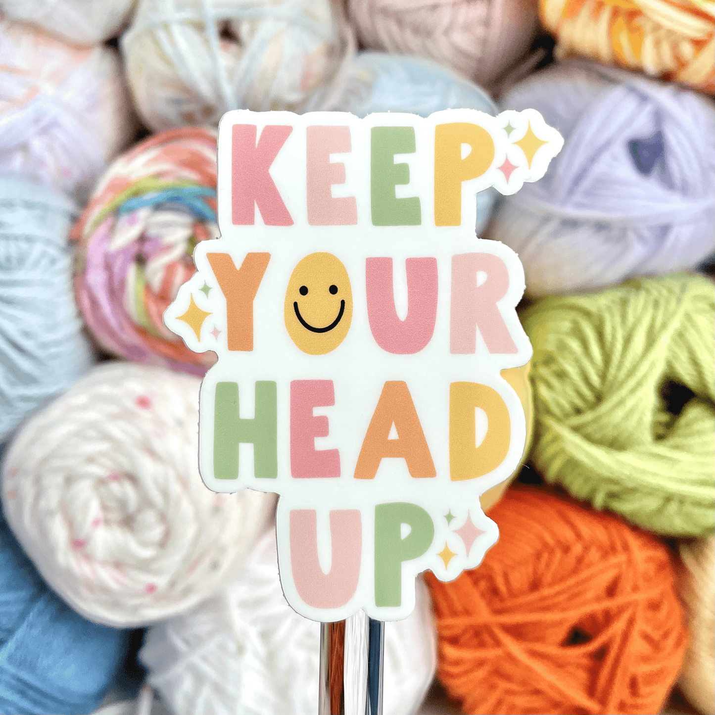 Keep Your Head Up Sticker