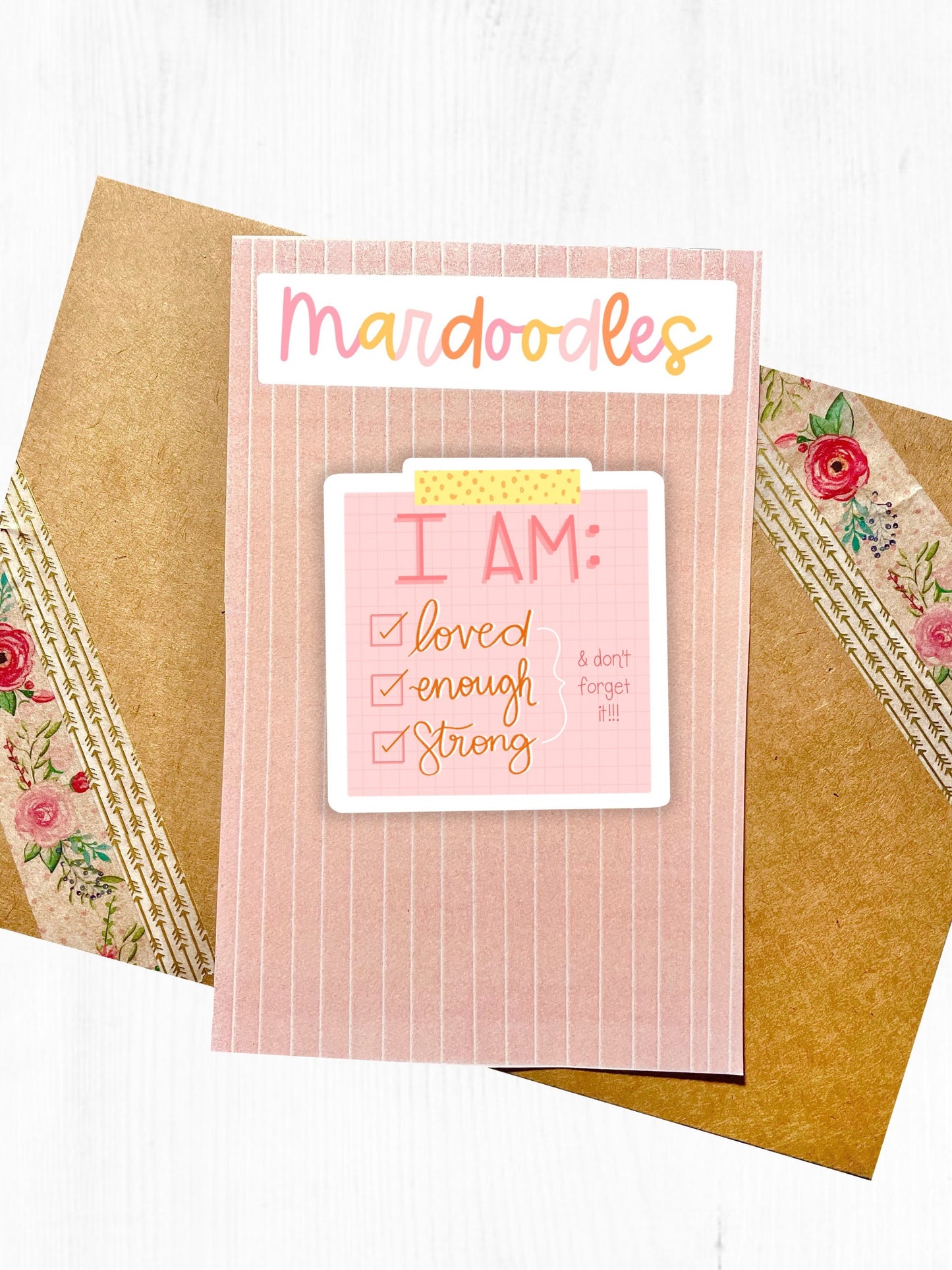 Self Love Sticky Note Sticker
