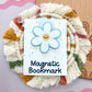 Blue Daisy Magnetic Bookmark