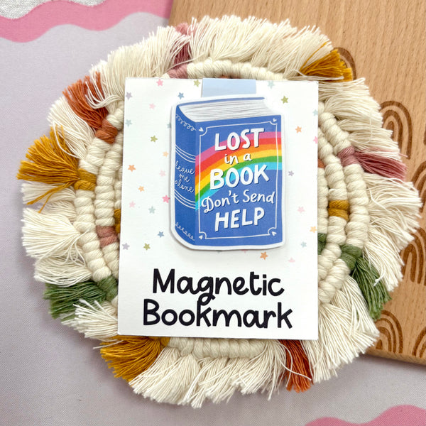 Lost in a Book Magnetic Bookmark