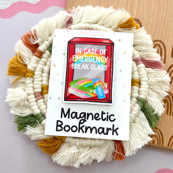 In Case of Emergency Magnetic Bookmark