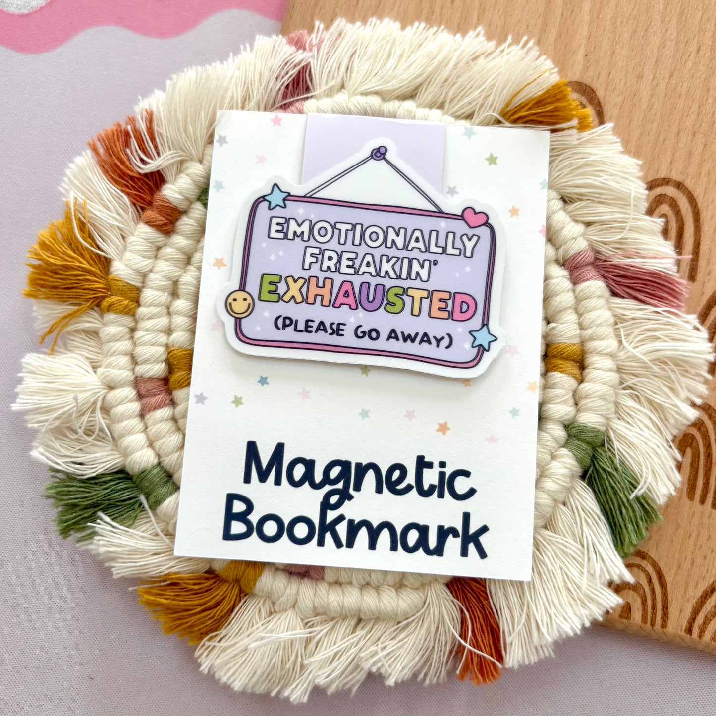 Emotionally Freakin' Exhausted Magnetic Bookmark