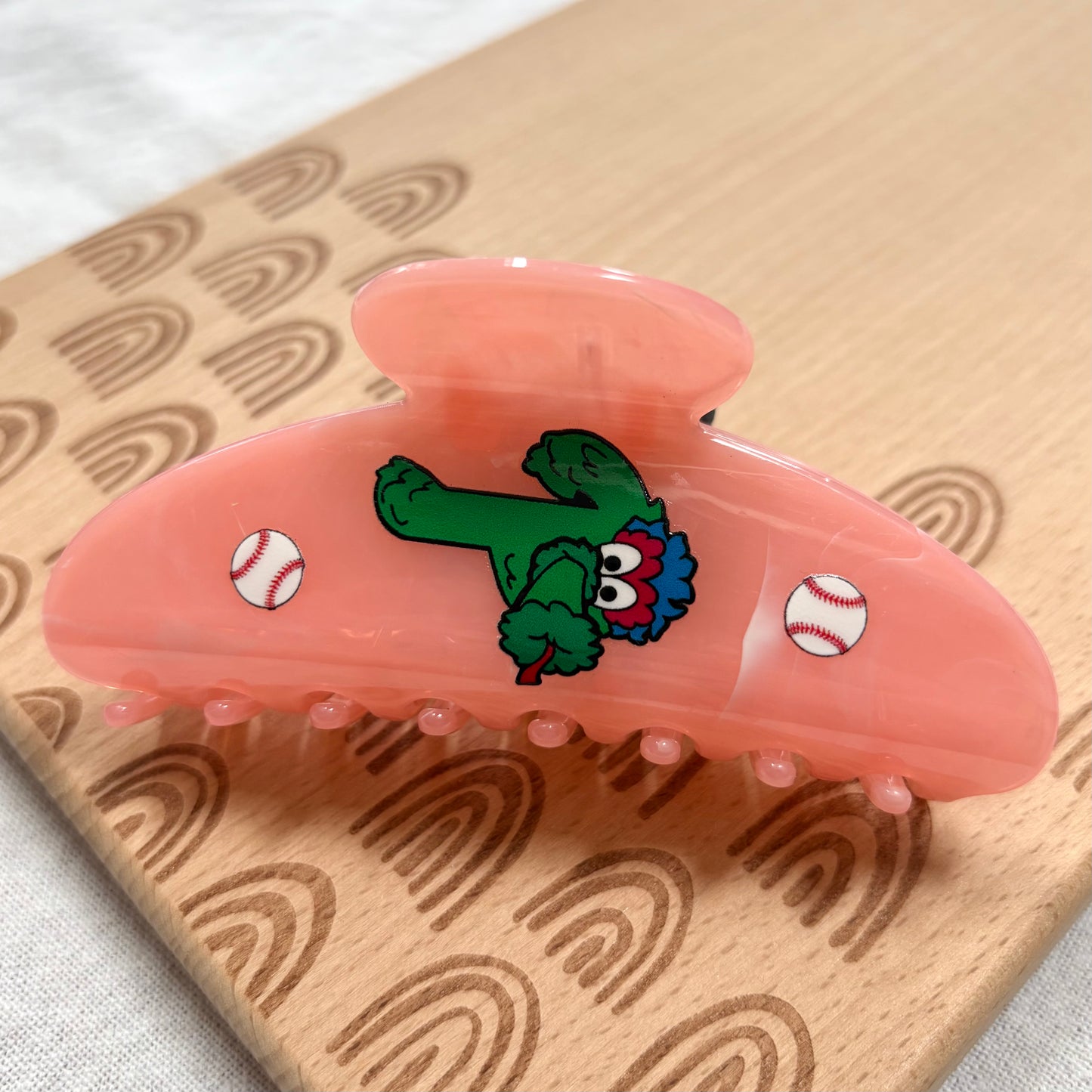 Green P Mascot Claw Clip