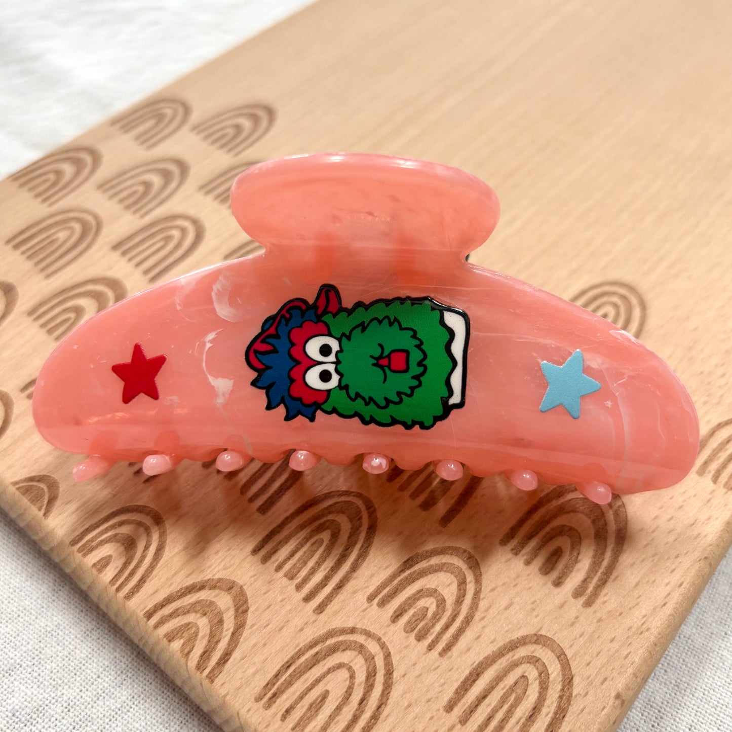 Green Mascot Claw Clip
