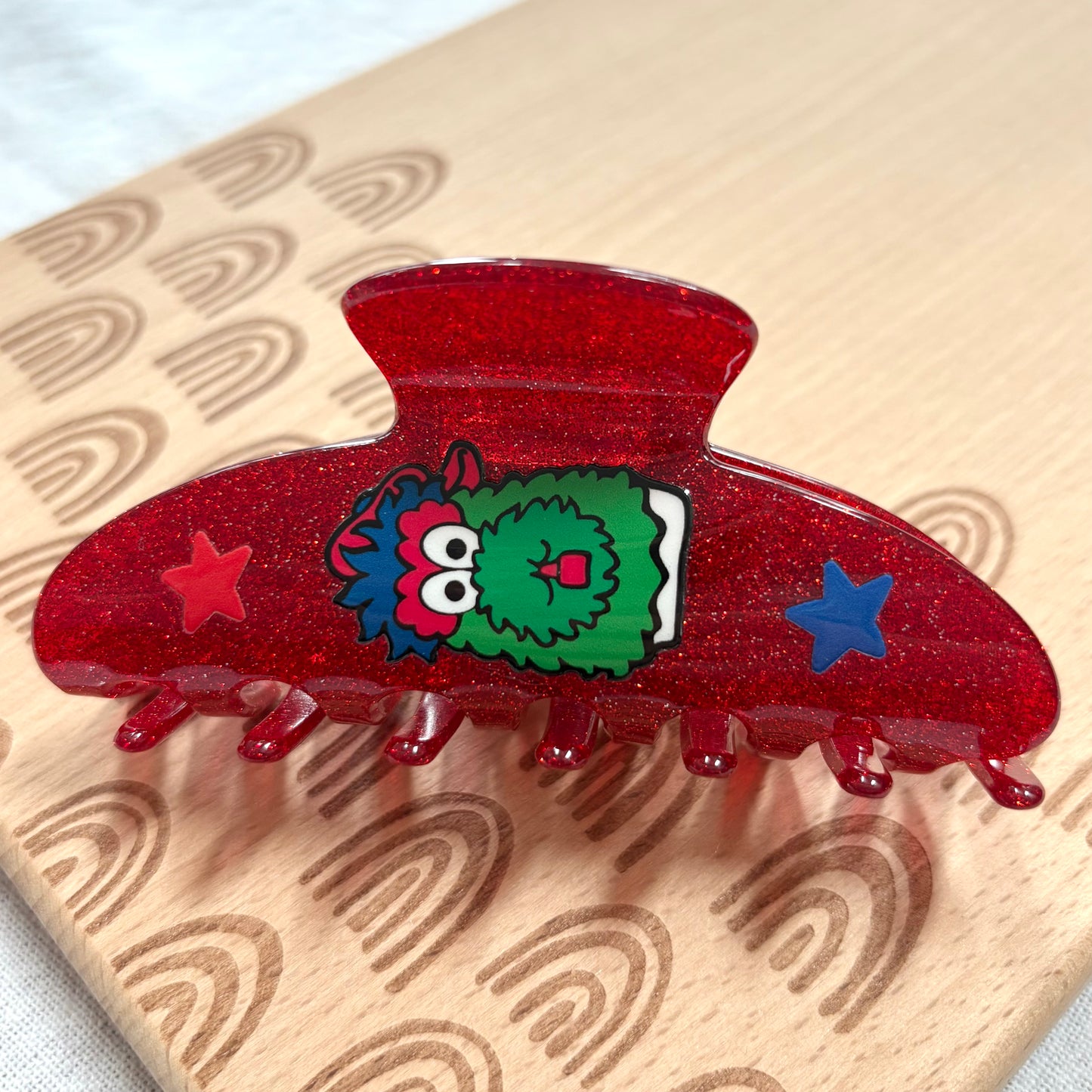 Green Mascot Claw Clip