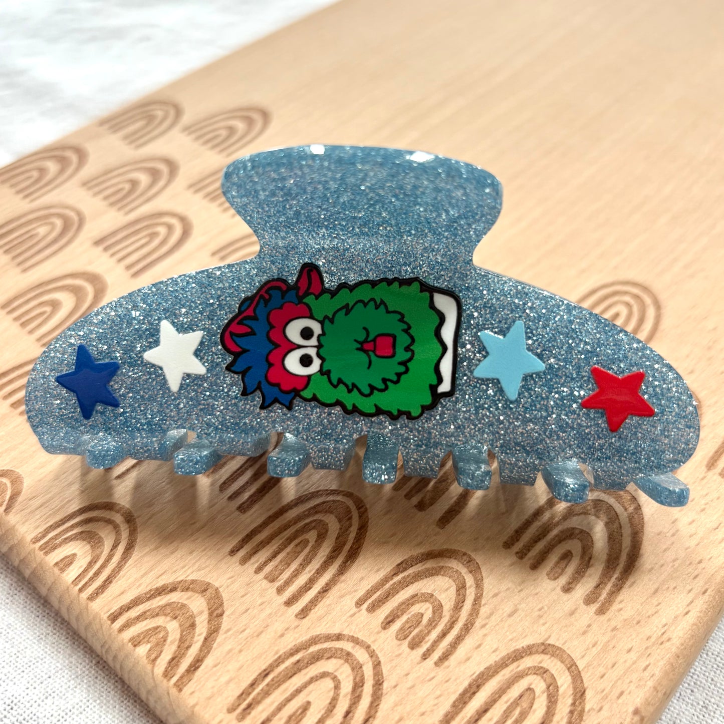 Green Mascot Claw Clip