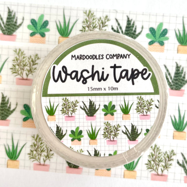 Potted Plant Washi Tape