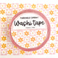 Checkered Daisy Washi Tape
