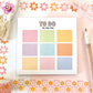 Tic-Tac-To Do Sticky Notes