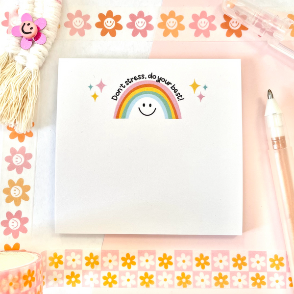 Don't Stress, Do Your Best Sticky Notes