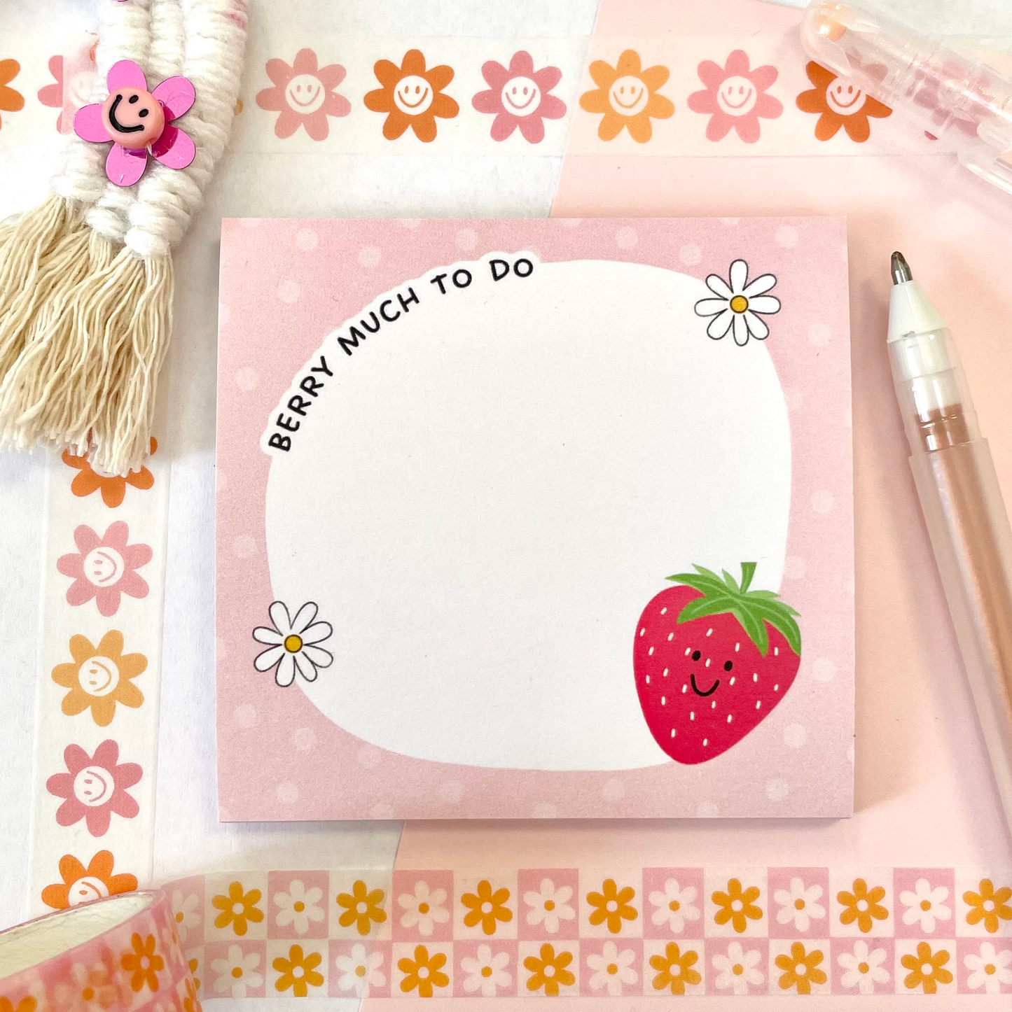 Berry Much To Do Sticky Notes