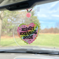 Silently Screaming Inside Car Charm