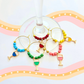 Multicolor Wine Glass Wine Charms