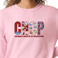 CHOP Baseball Pink Crewneck