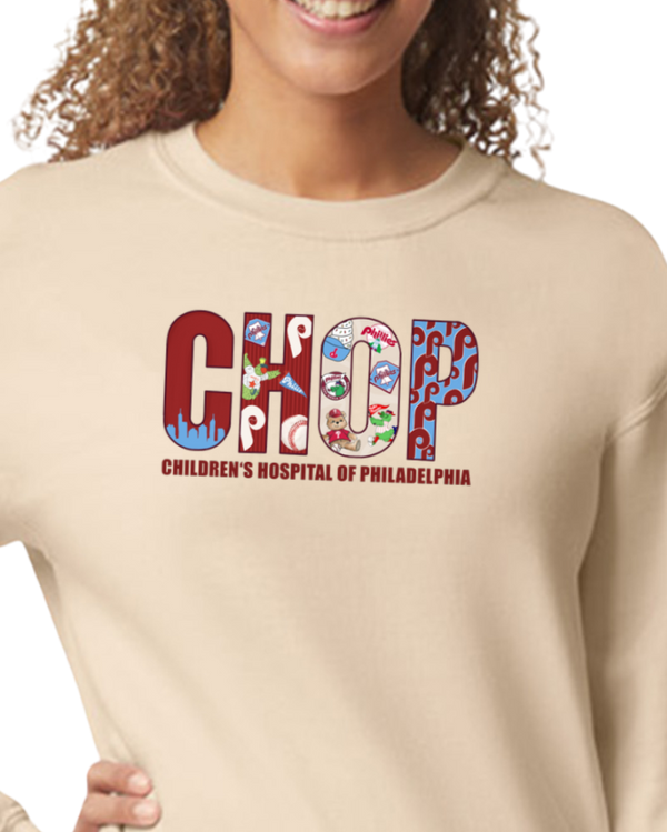 CHOP Baseball Sand Crewneck