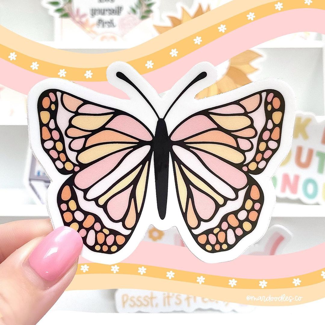 Butterfly Sticker