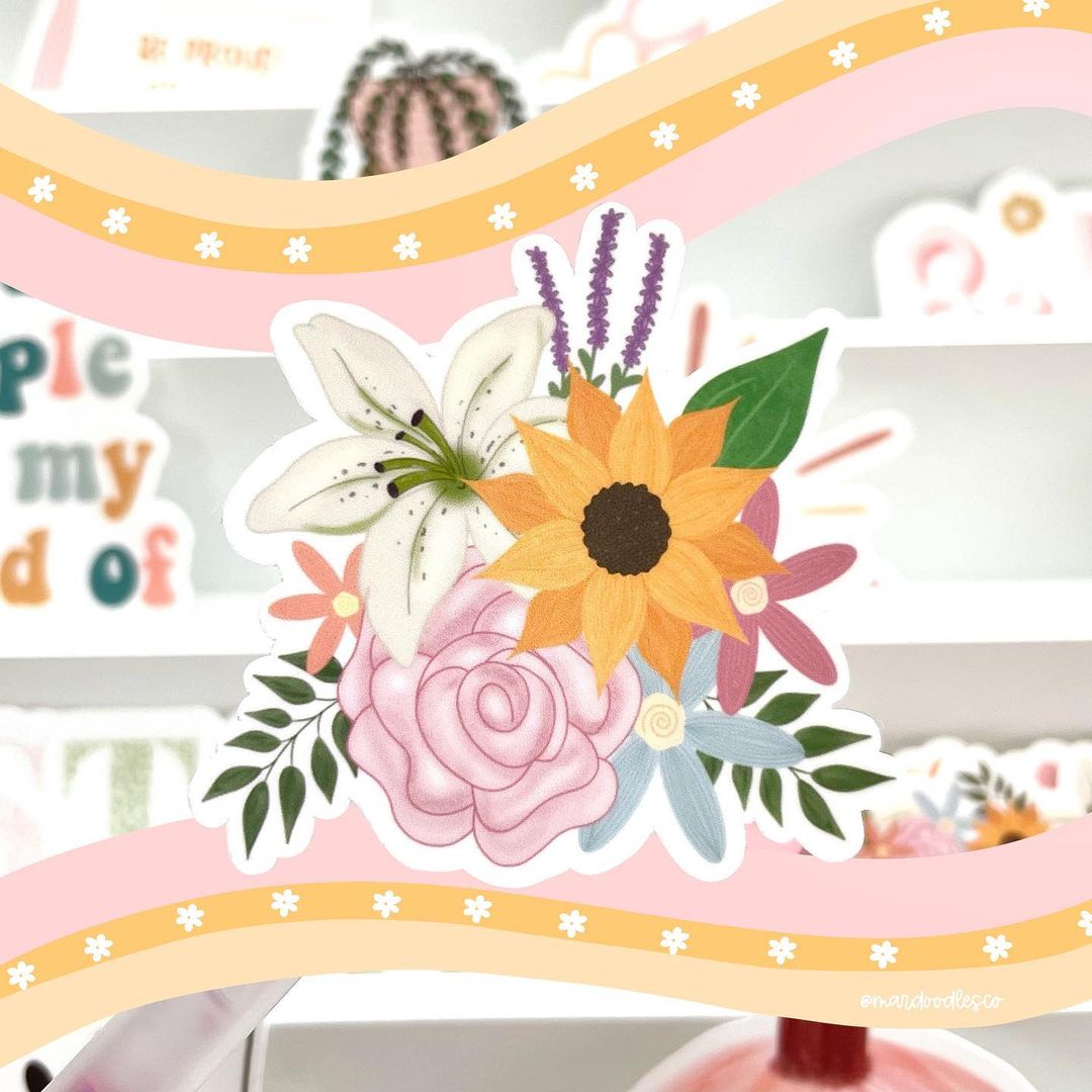 Flower Bouquet Sticker