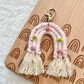 Pink & Yellow Rainbow Keychain
