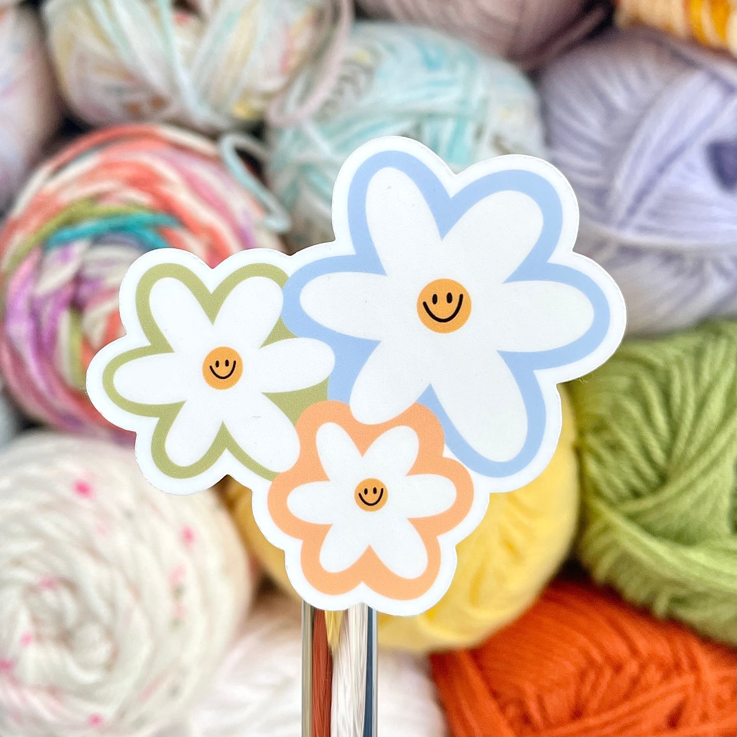 Smiling Daisies Stickers