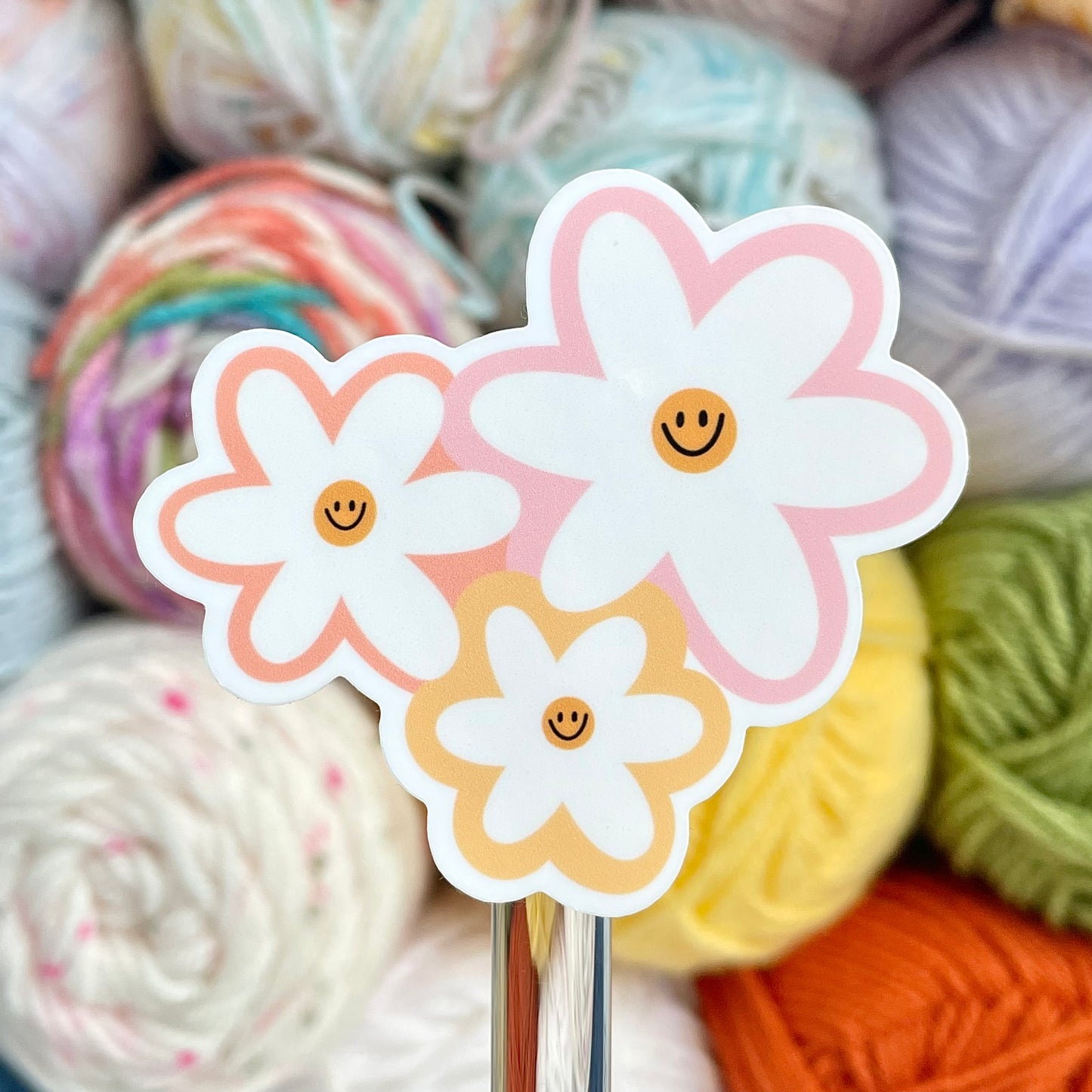 Smiling Daisies Stickers