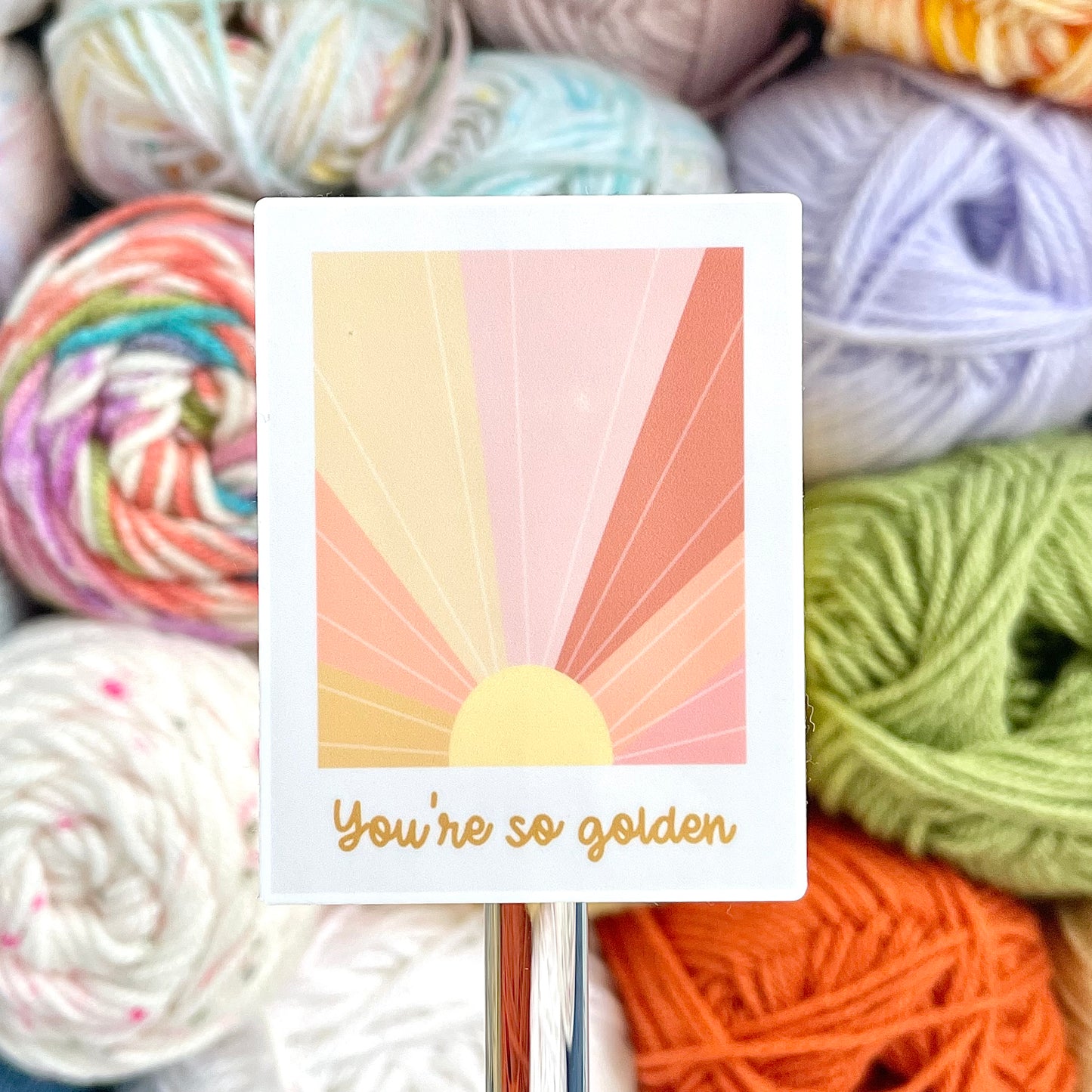 You're So Golden Polaroid Sticker