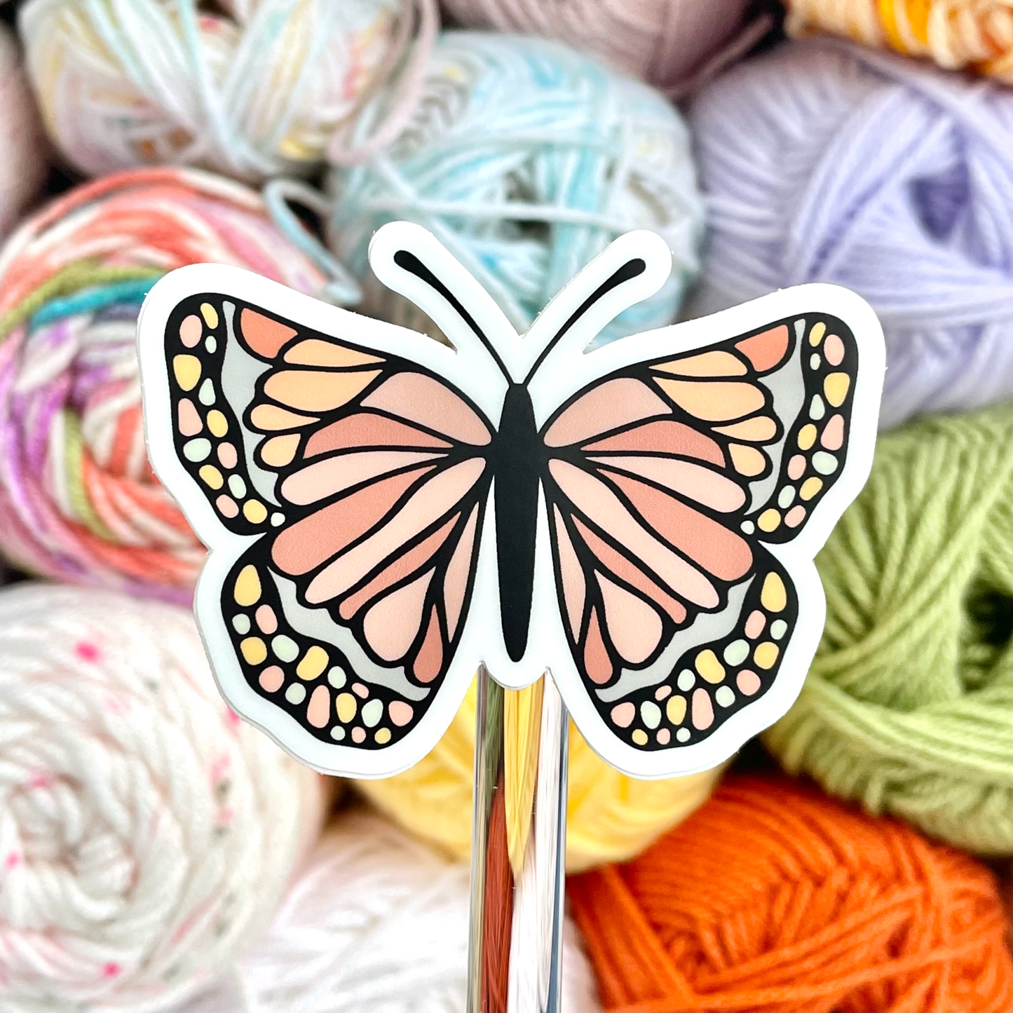 Muted Butterfly Sticker