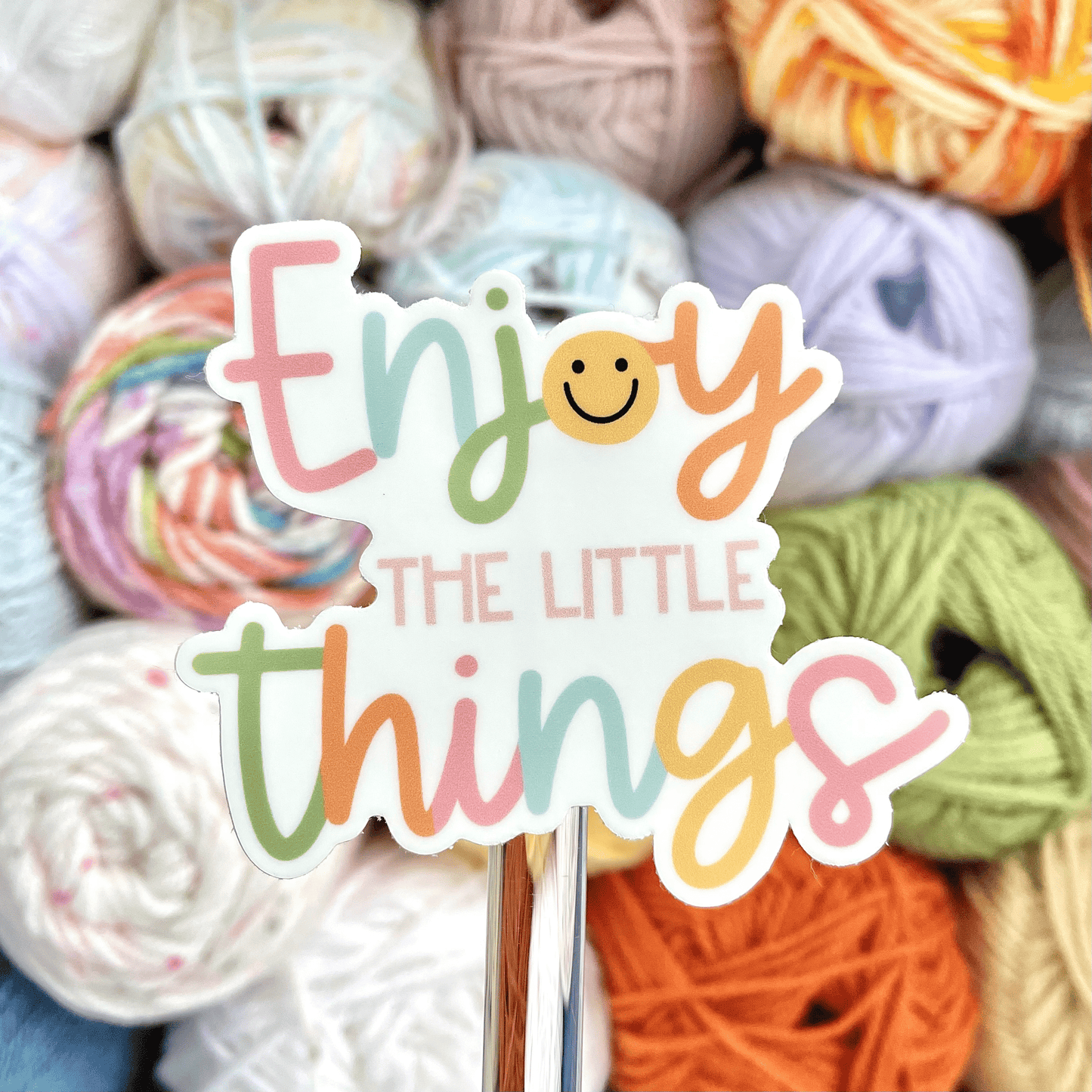 Enjoy the Little Things Sticker