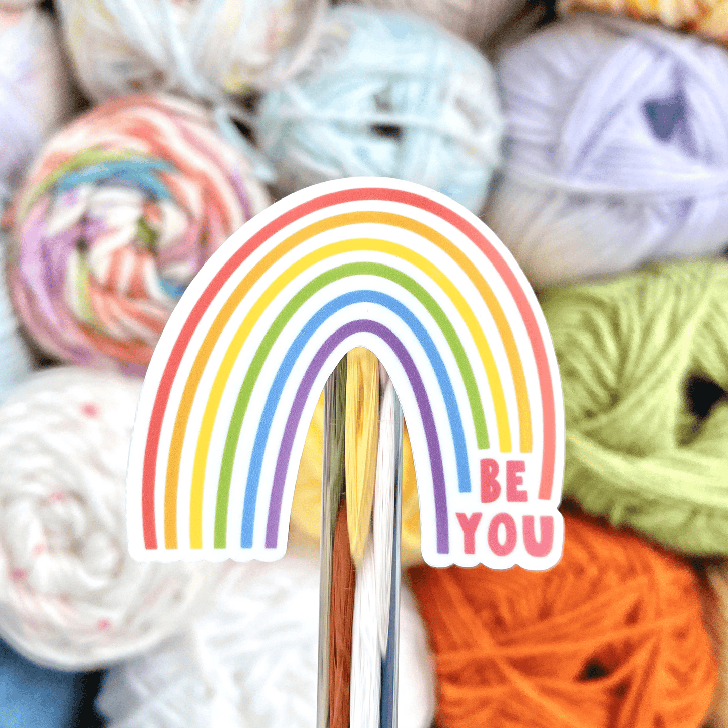 Be You Rainbow Sticker