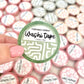 Green Squiggle Washi Tape