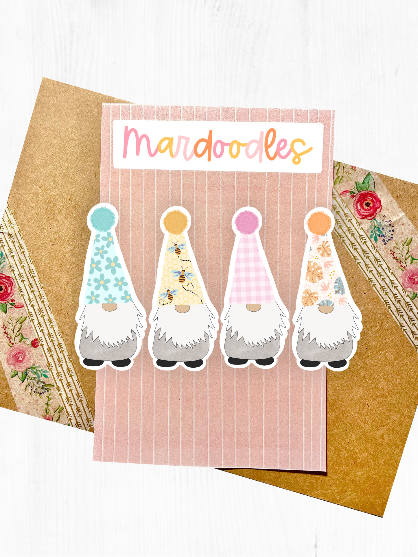 Pastel Gnome Stickers
