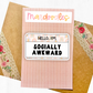 Hello I'm Socially Awkward Sticker