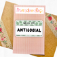 Hello I'm Antisocial Sticker