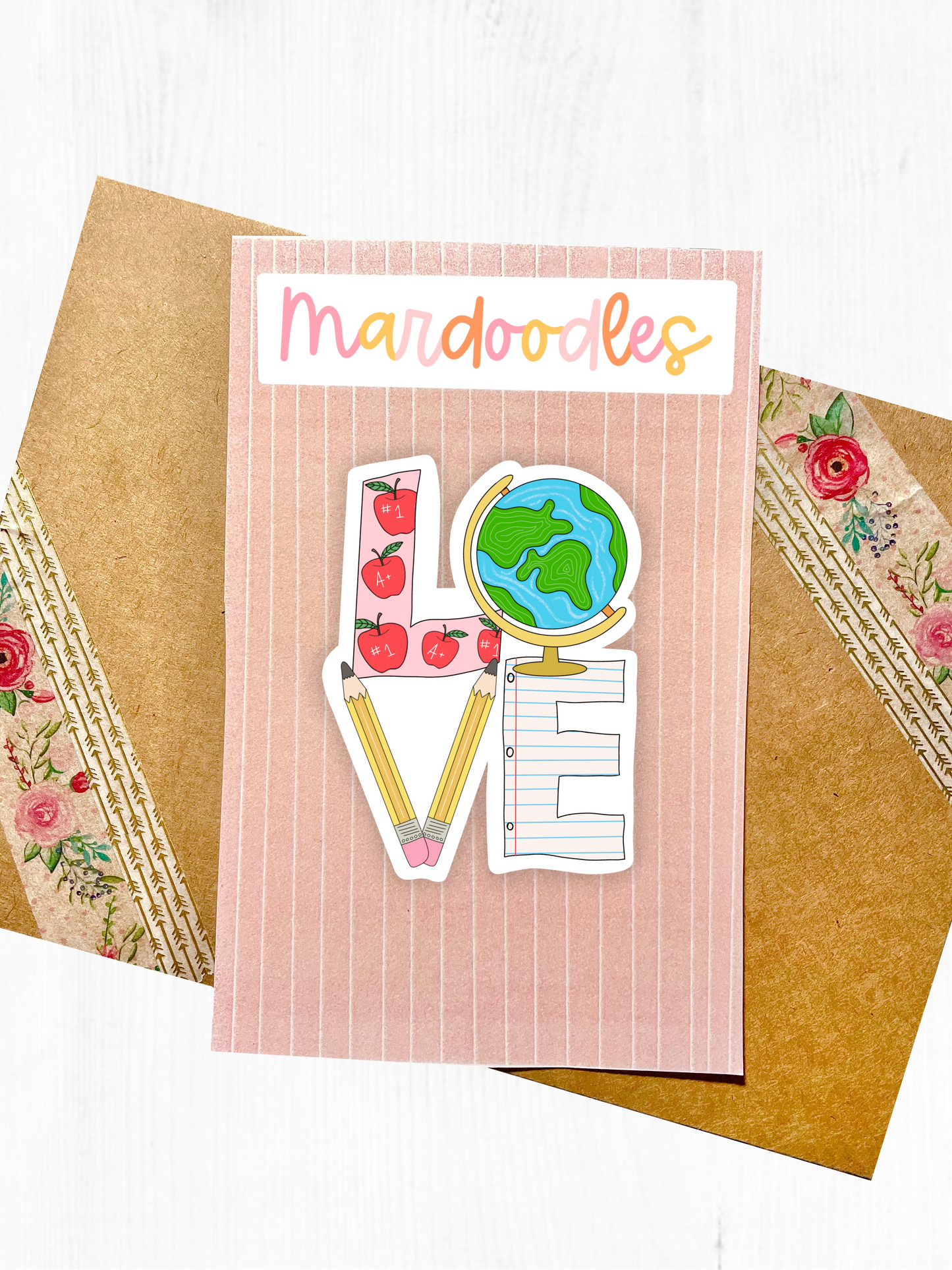 Love Teacher Sticker