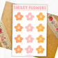 Smiley Flowers Sticker Sheet