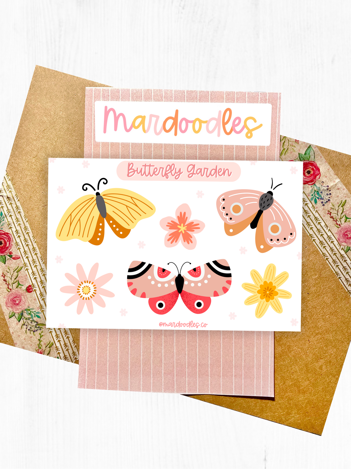 Butterfly Garden Sticker Sheet