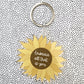 Acrylic Sunflower Keychain