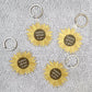 Acrylic Sunflower Keychain