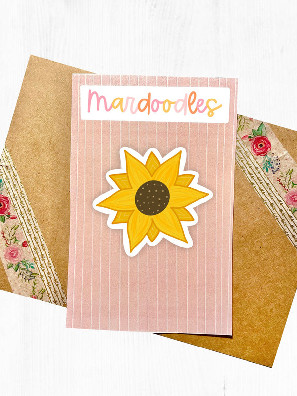 Sunflower Sticker