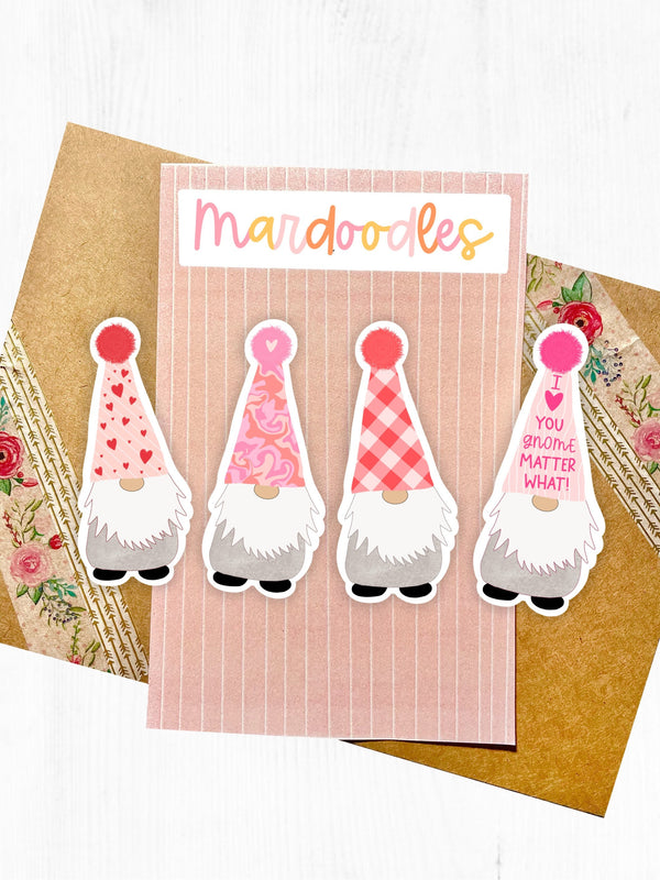 Valentine's Day Gnome Stickers