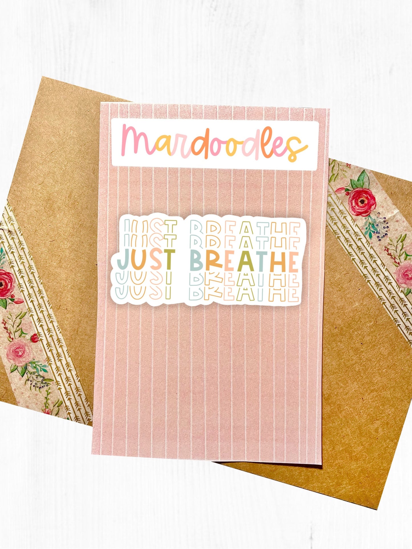 Just Breathe Sticker