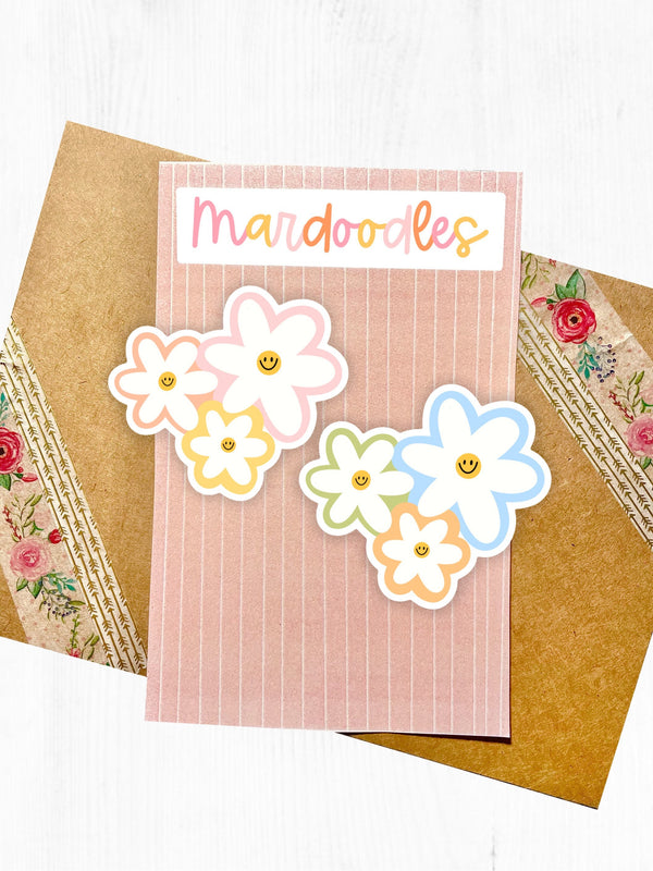 Smiling Daisies Stickers