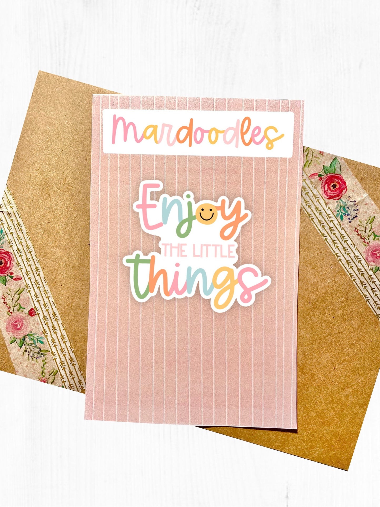 Enjoy the Little Things Sticker