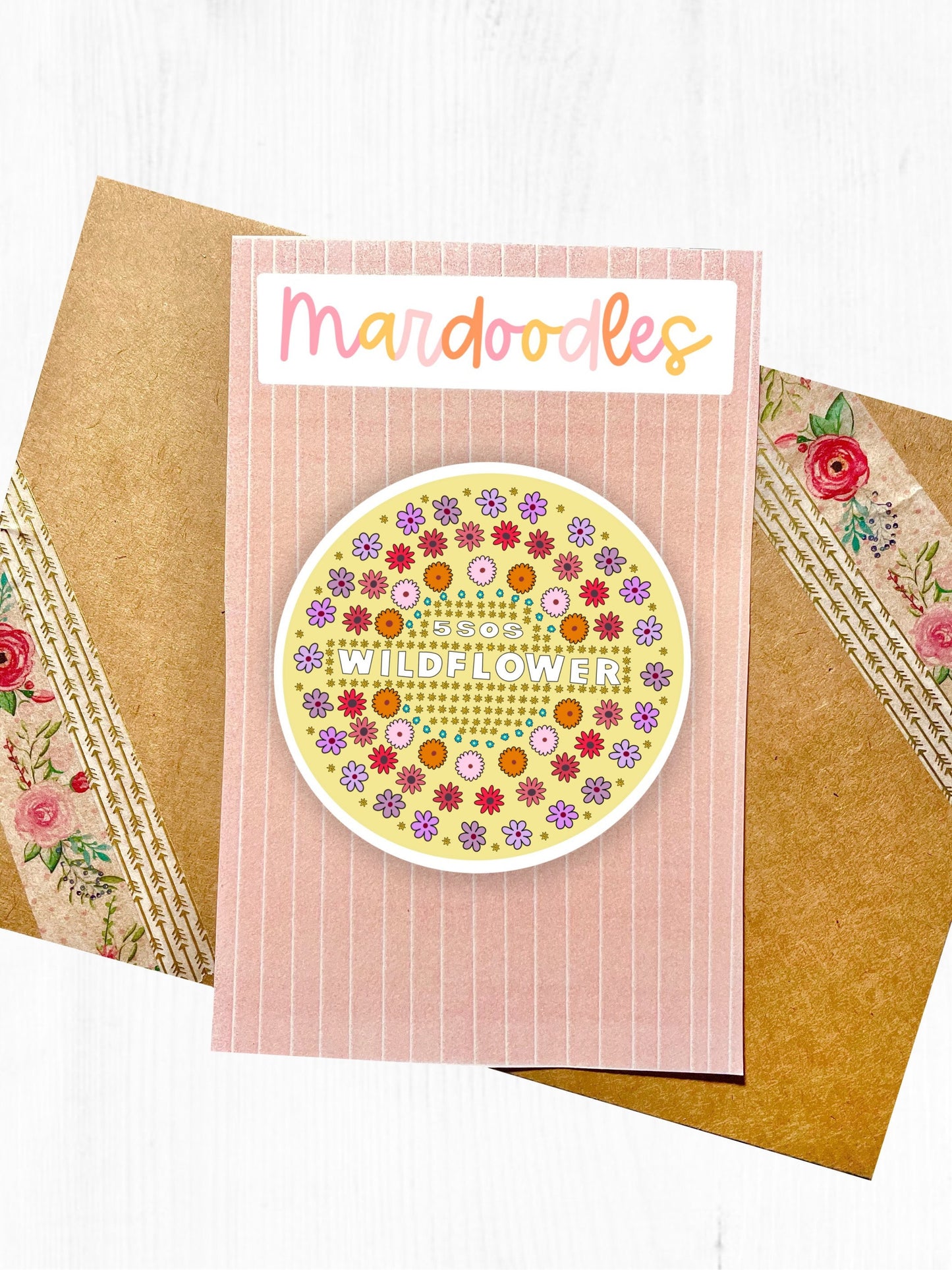 5 Seconds of Summer Wildflower Sticker