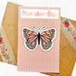 Muted Butterfly Sticker