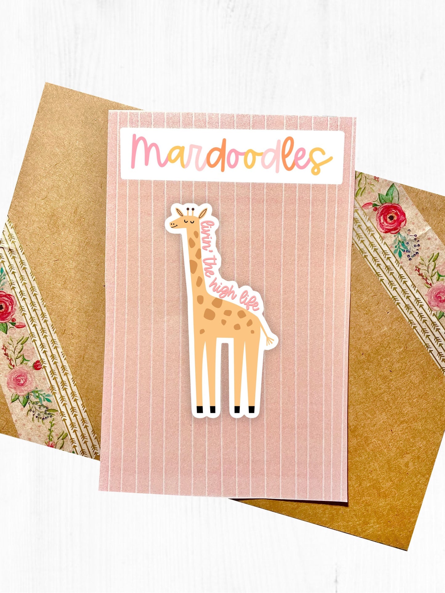 Giraffe Sticker